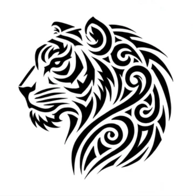 Tribal Lion Tattoo